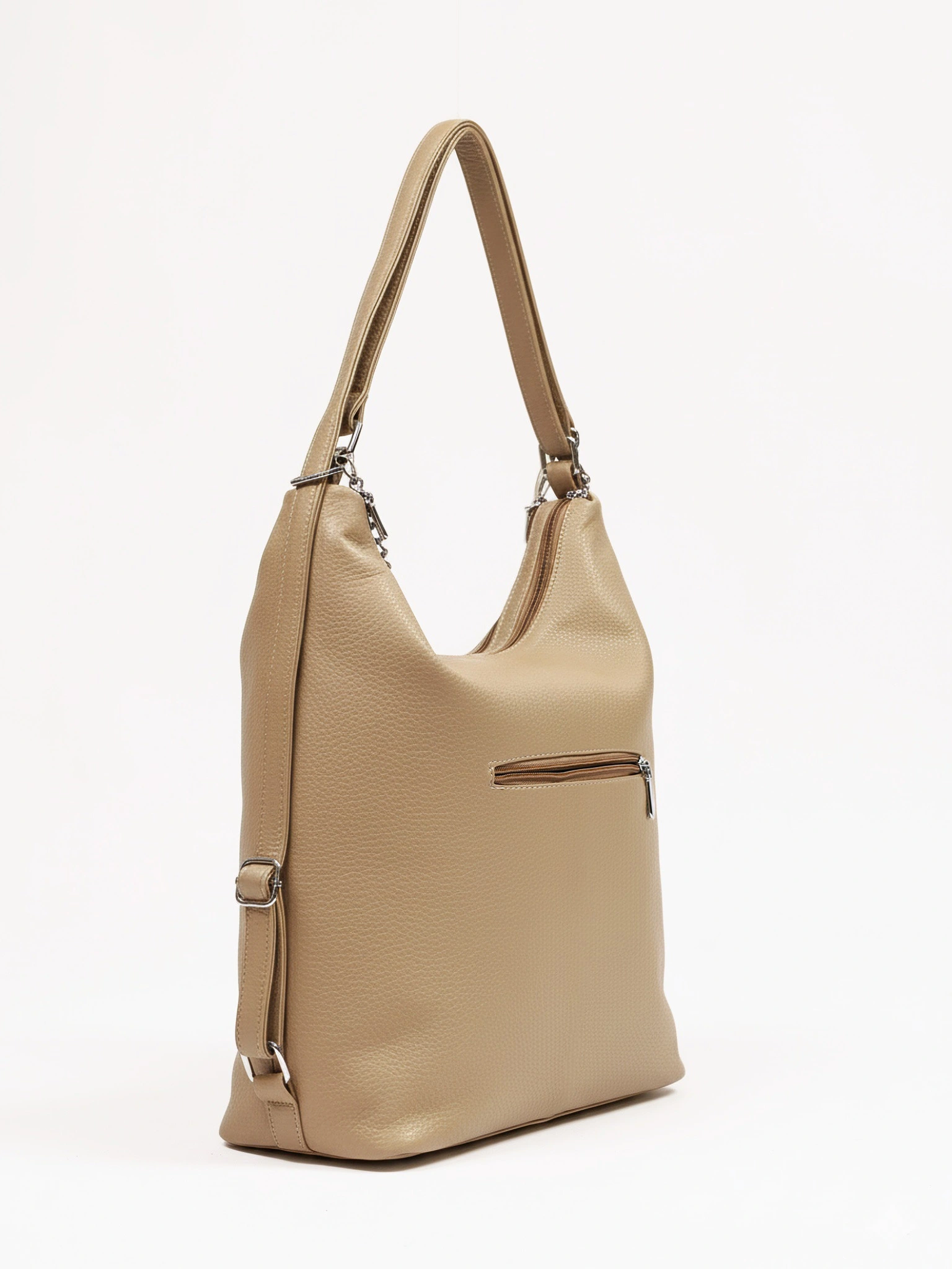 Сумка-шоппер  с регулируемыми ручками, откидным карманом и цепочкой в ассортименте